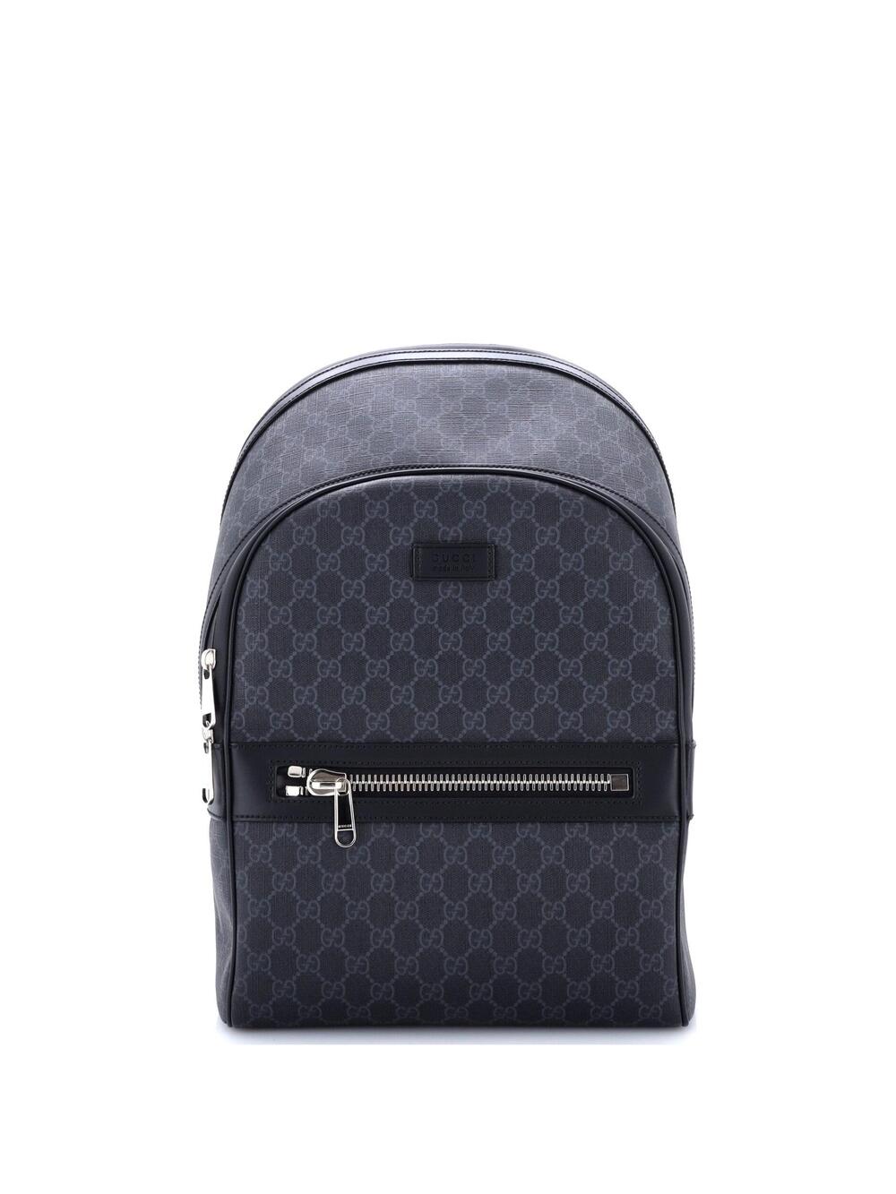 Gucci Front Zip Pocket Backpack Gg #266034G21B